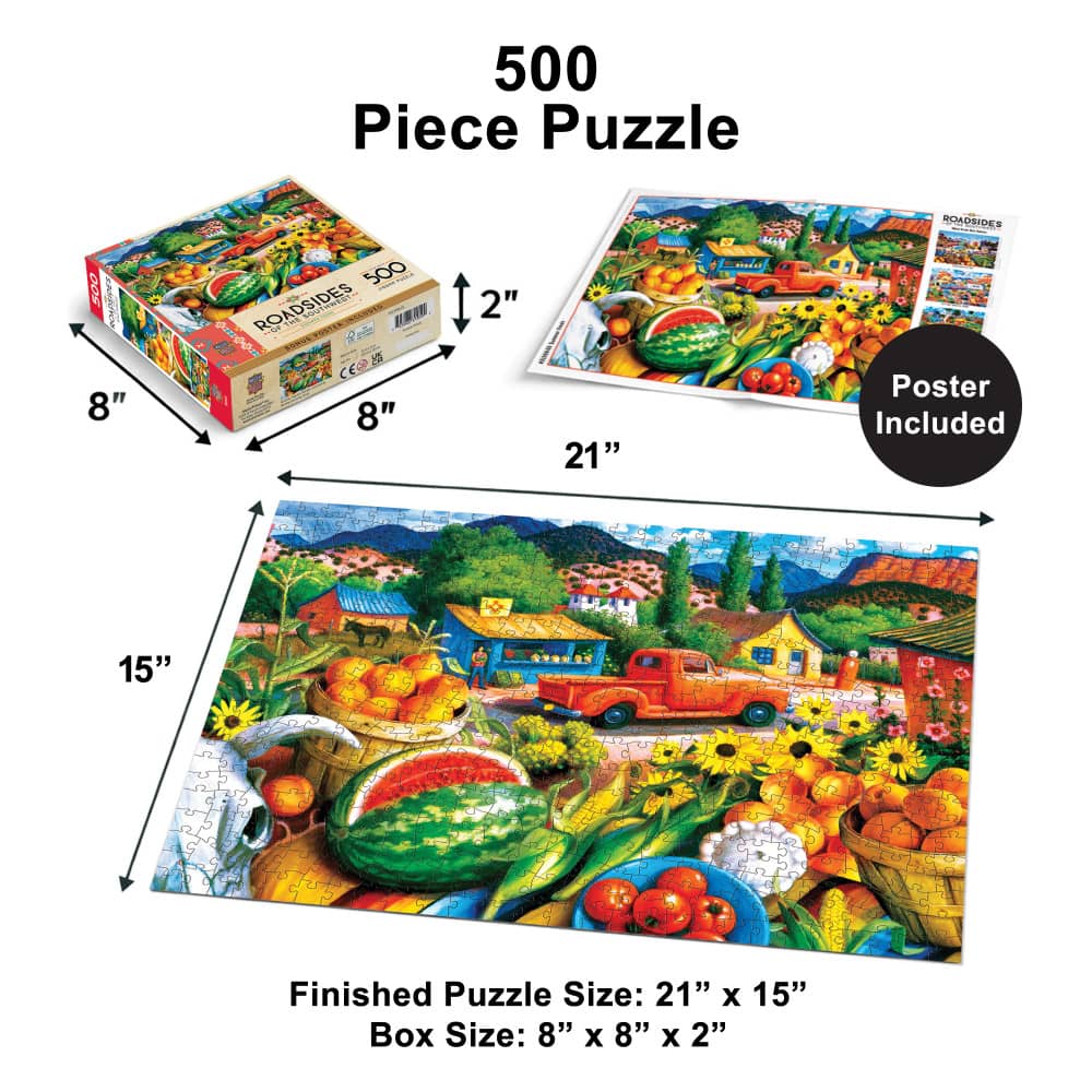 Roadsides of the Southwest - Summer Fresh 500 Piece Jigsaw Puzzle - Image 5
