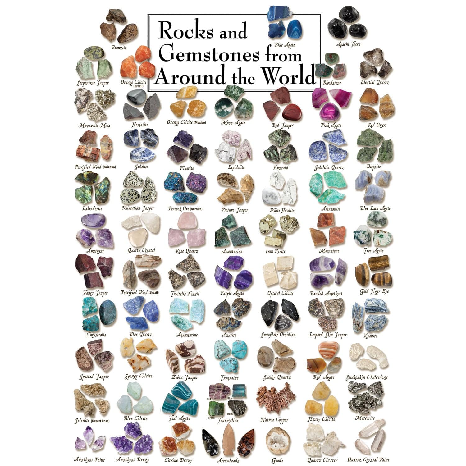 Rocks & Gemstones From Around The World - Jigsaw Puzzle
