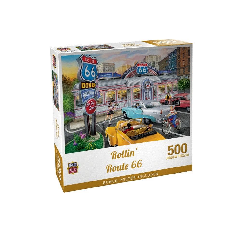 Rollin' Route 66 - Jigsaw Puzzle - Image 3