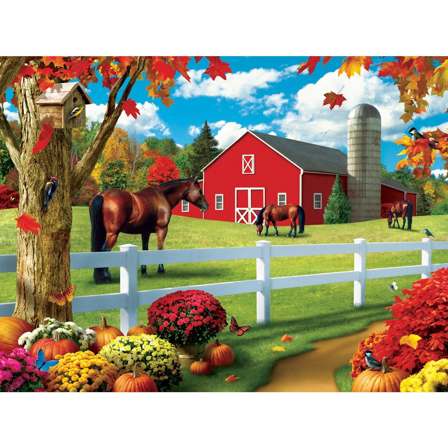 Memory Lane - Rolling Pastures 300 Piece EZ Grip Jigsaw Puzzle - Image 2