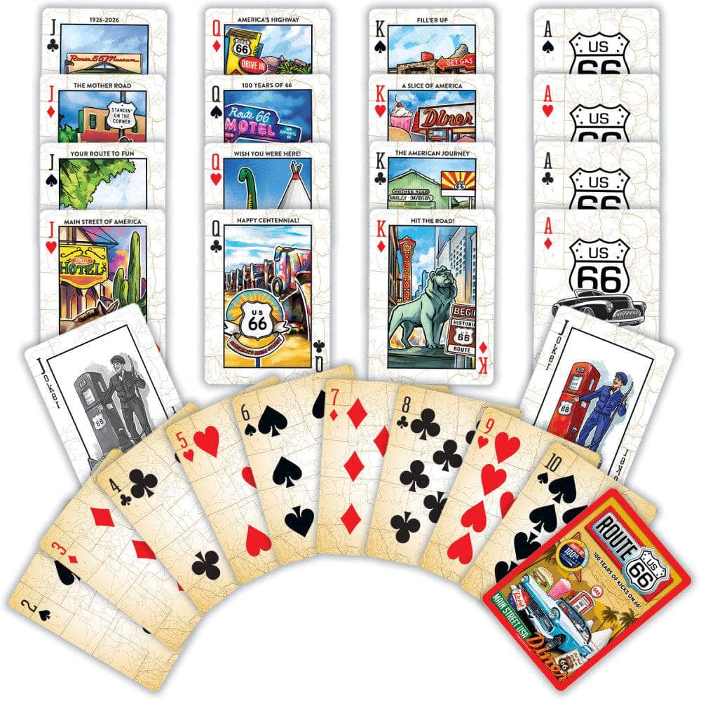 Route 66 Playing Cards - 54 Card Deck - Image 2
