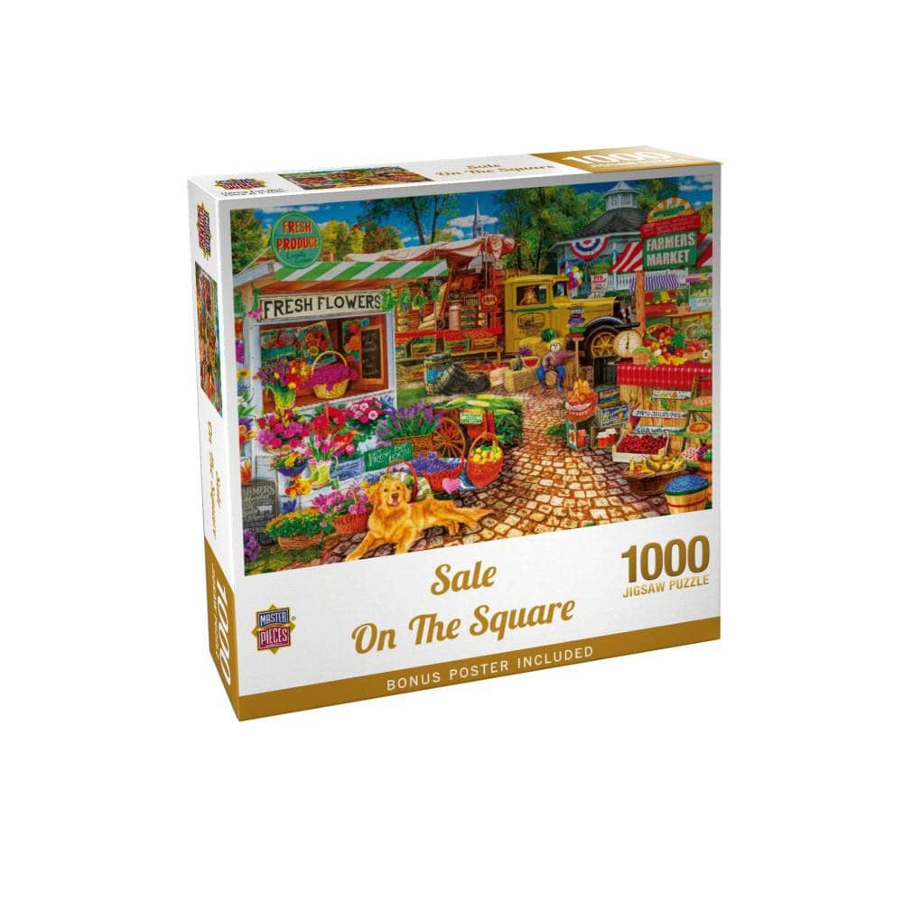 Sale On The Square - Jigsaw Puzzle - Image 2