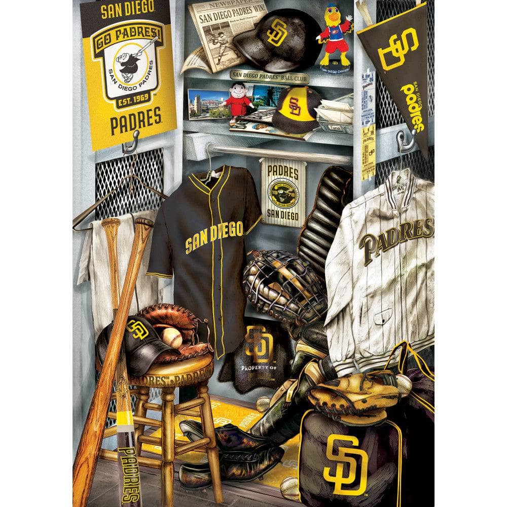 San Diego Padres - Locker Room 500 Piece Jigsaw Puzzle - Image 2