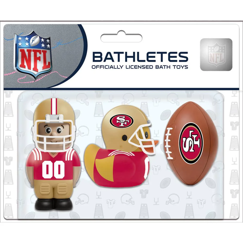 Bathletes - San Francisco 49ers NFL Bath Toys
