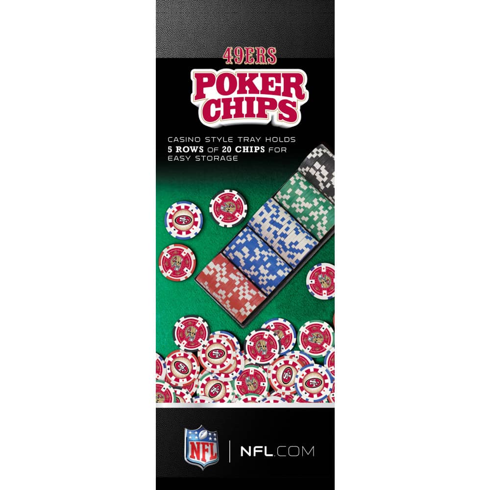 San Francisco 49ers 100 Piece Poker Chips - Image 4