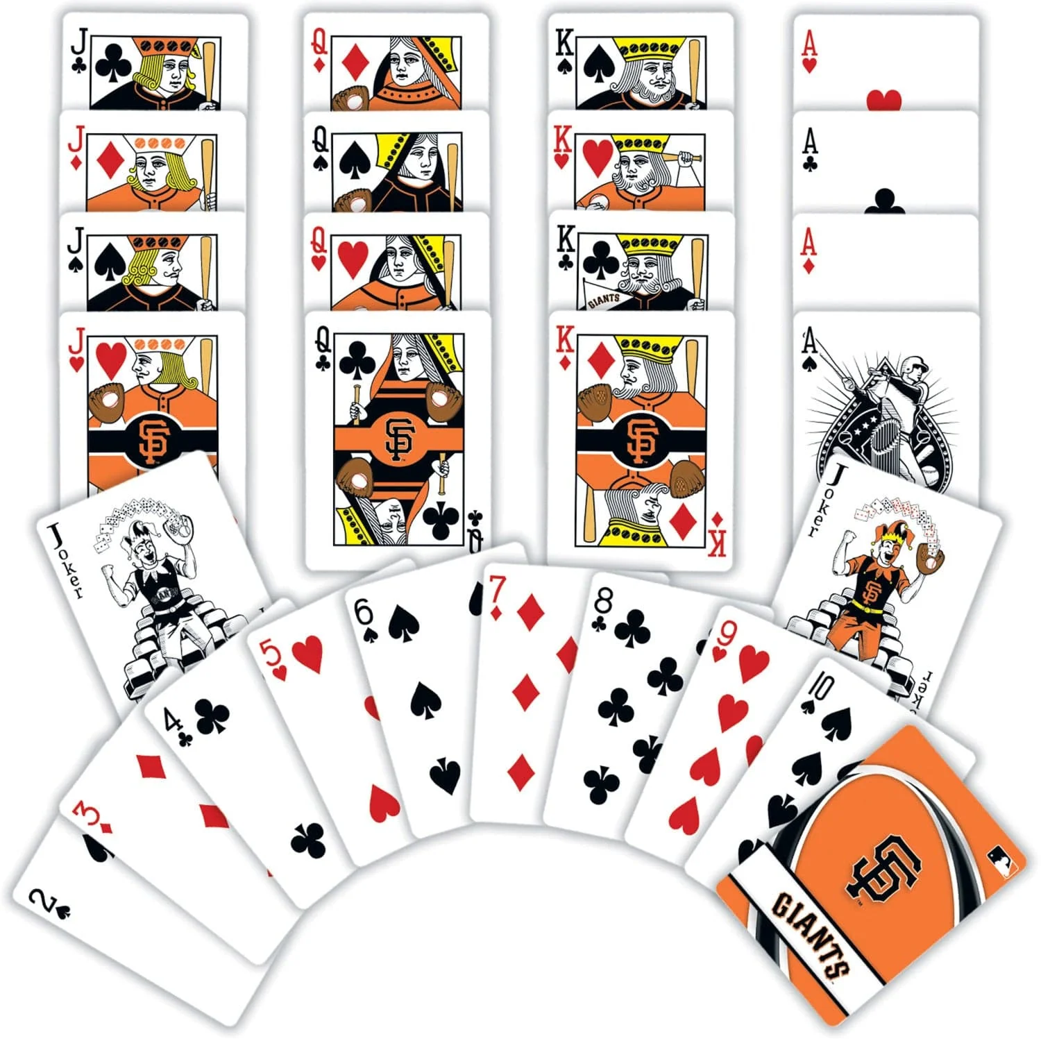 San Francisco Giants Playing Cards - 54 Card Deck - Image 2