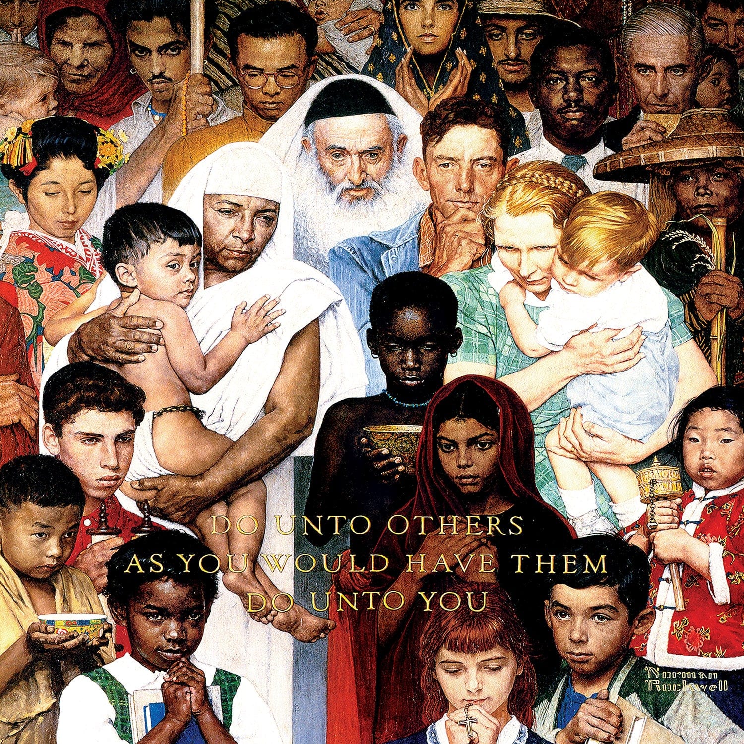 Saturday Evening Post - The Golden Rule 1000 Piece Jigsaw Puzzle - Image 2