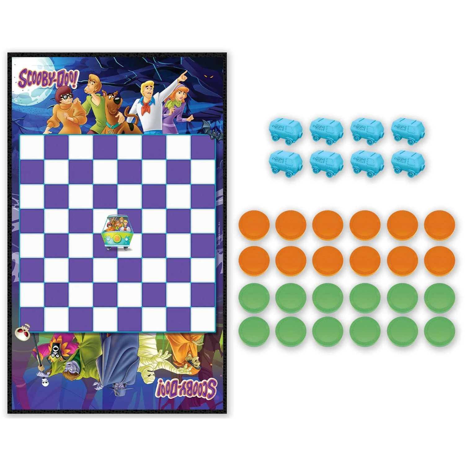 Scooby-Doo! Checkers Board Game Board Game - Image 2