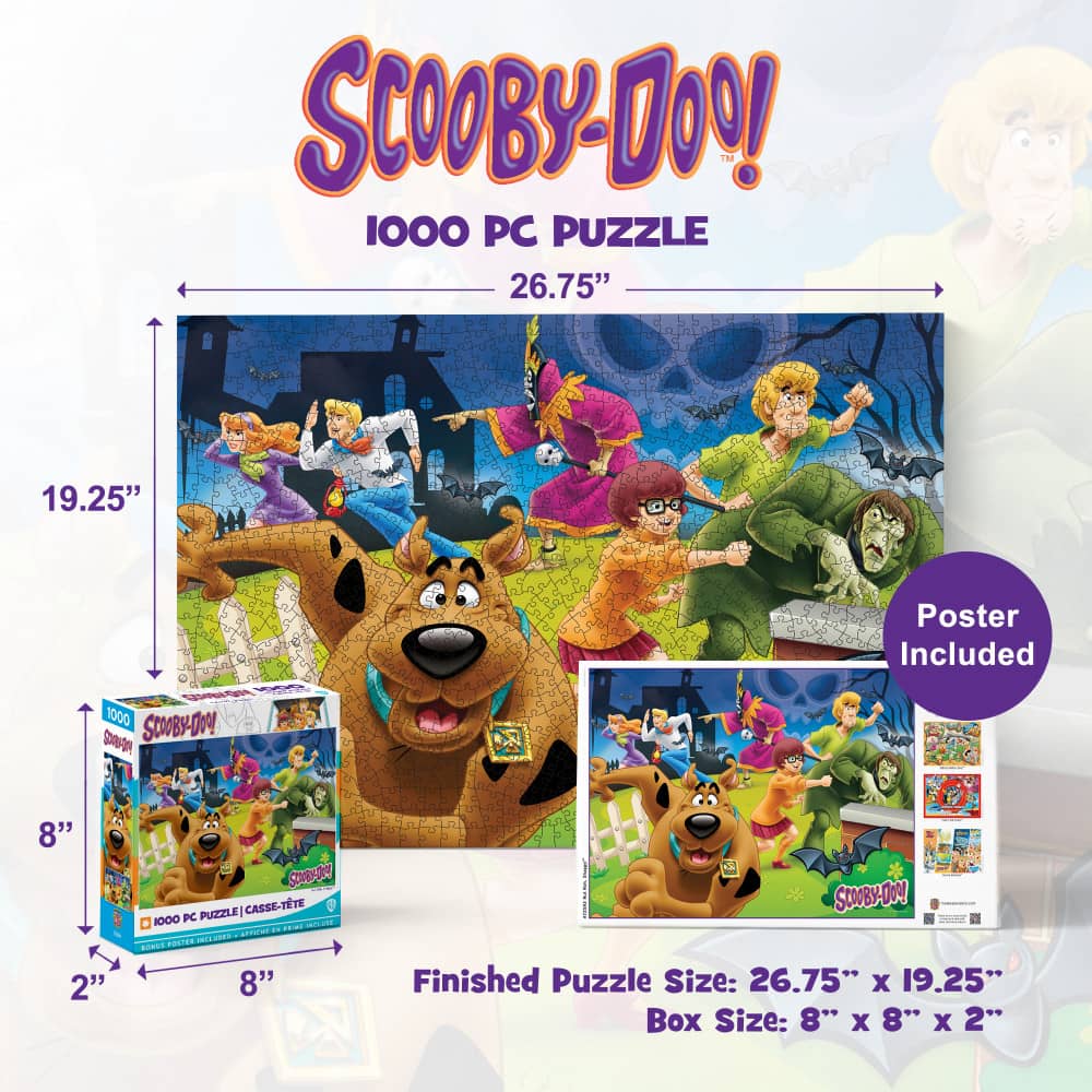 Scooby-Doo! - Ruh Roh, Shaggy! 1000 Piece Jigsaw Puzzle - Image 5