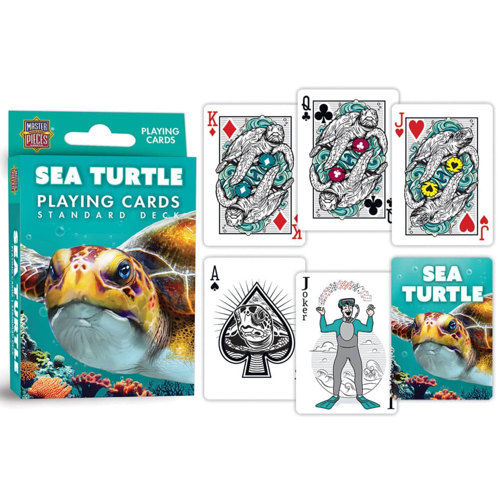 Sea Turtle Playing Cards - 54 Card Deck - Image 3