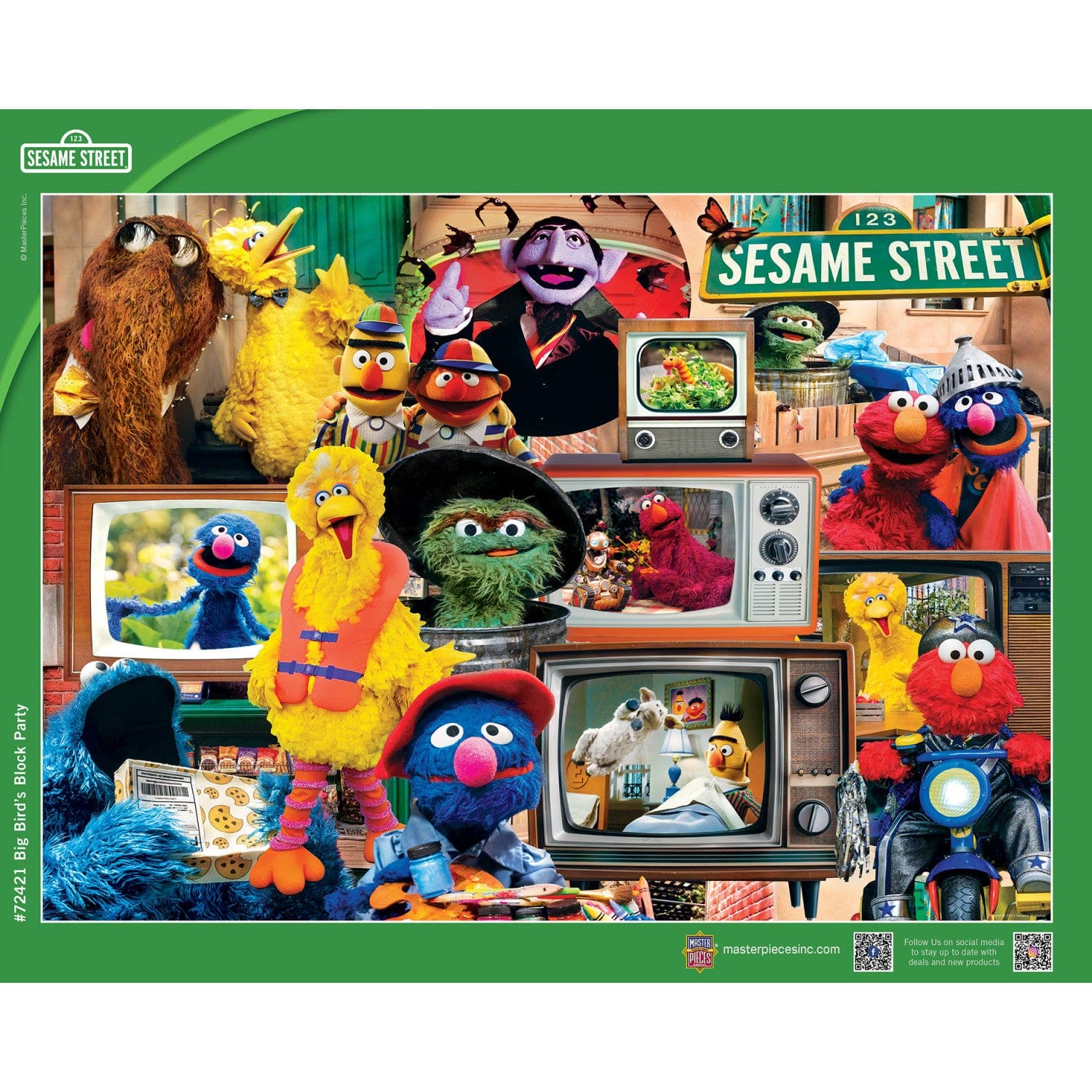 Sesame Street - Big Bird's Block Party 1000 Piece Jigsaw Puzzle - Image 4