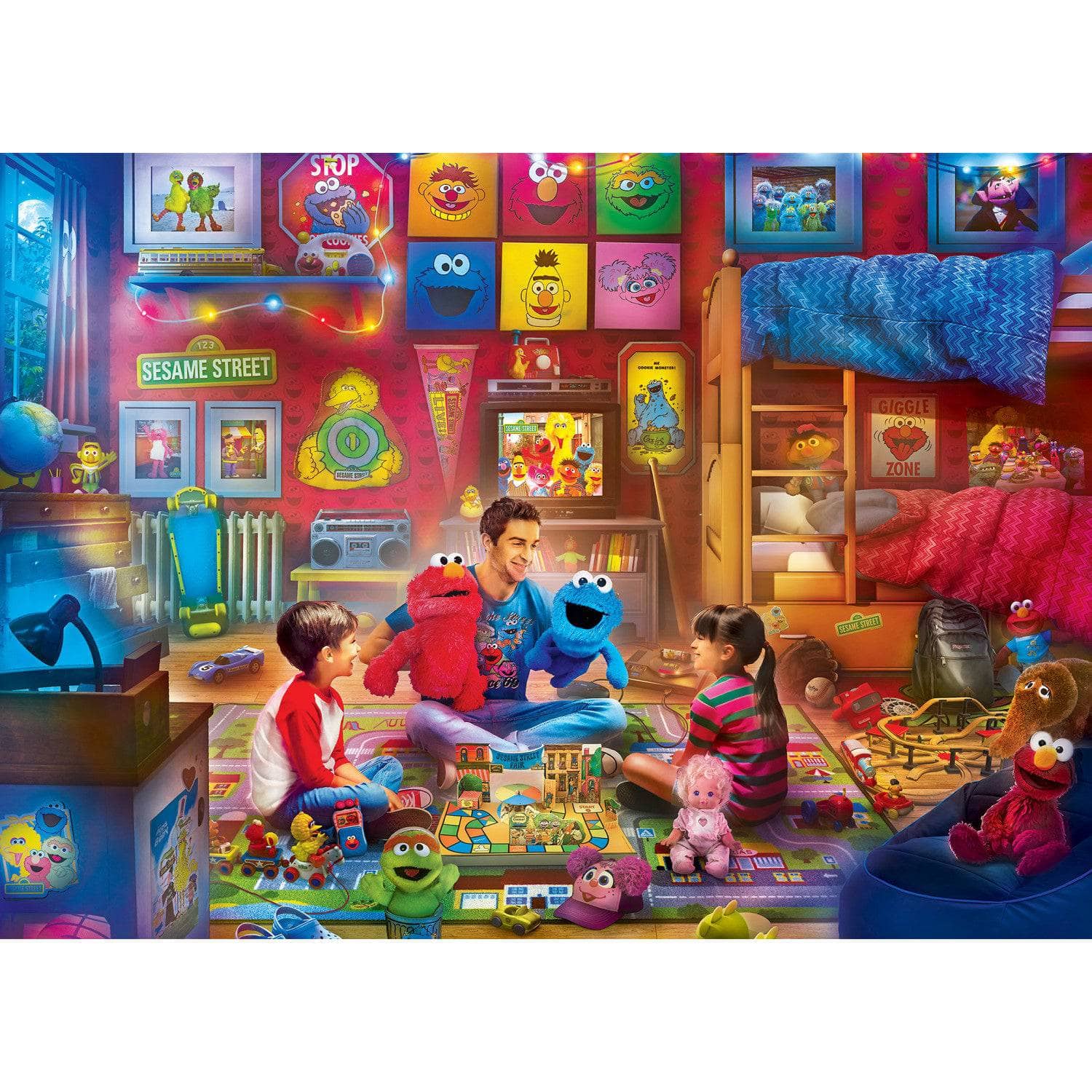 Sesame Street - Playtime 1000 Piece Jigsaw Puzzle - Image 2
