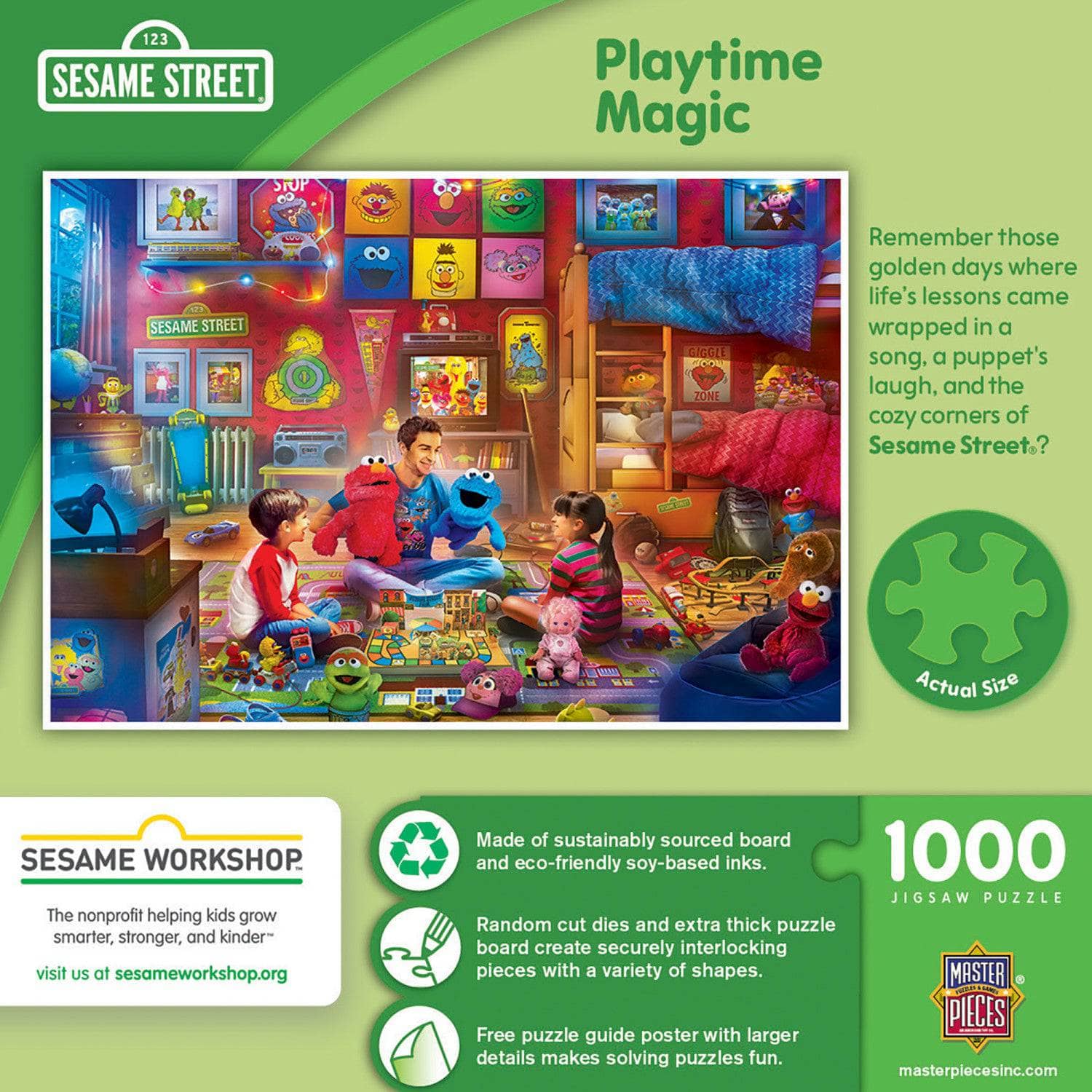 Sesame Street - Playtime 1000 Piece Jigsaw Puzzle - Image 3