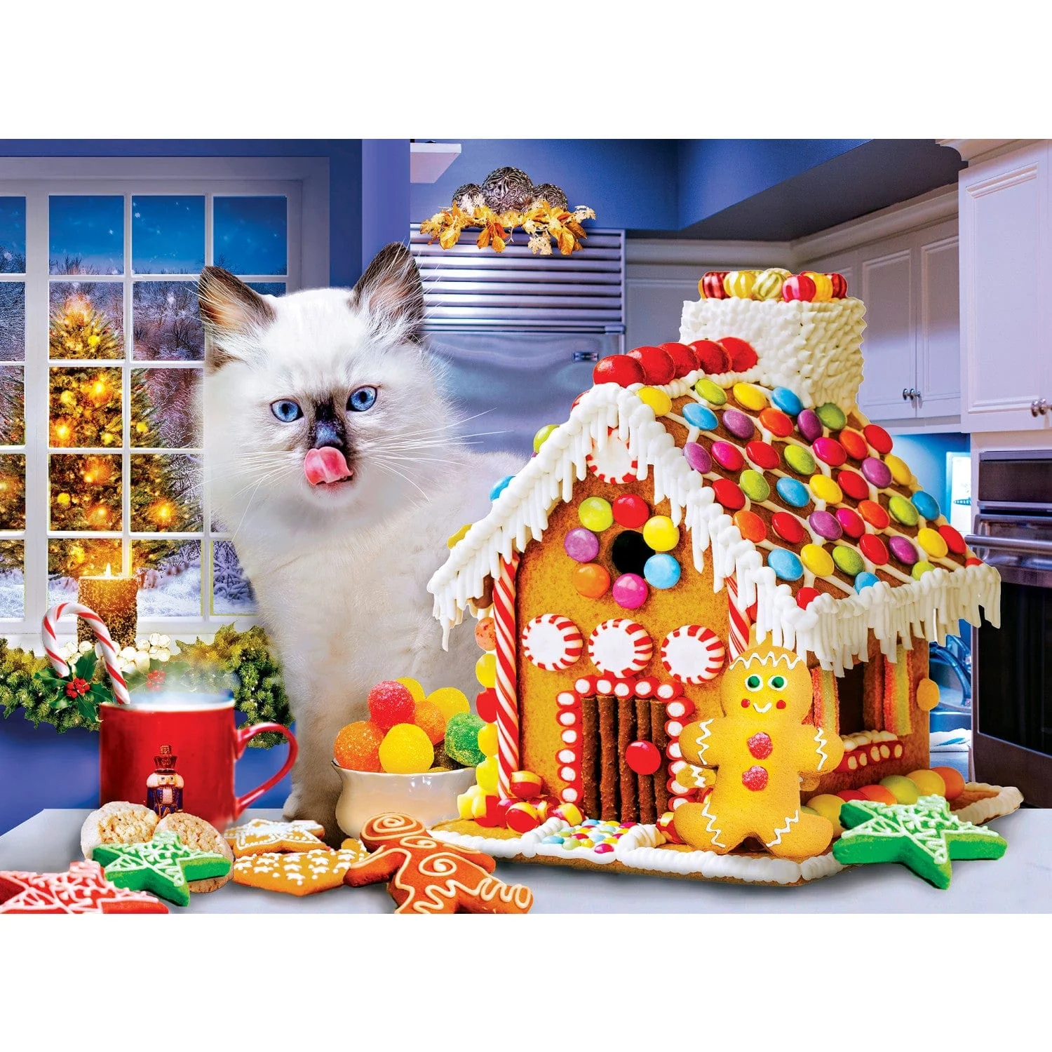 Season's Greetings - 500 Piece Jigsaw Puzzles 4-Pack - Image 3