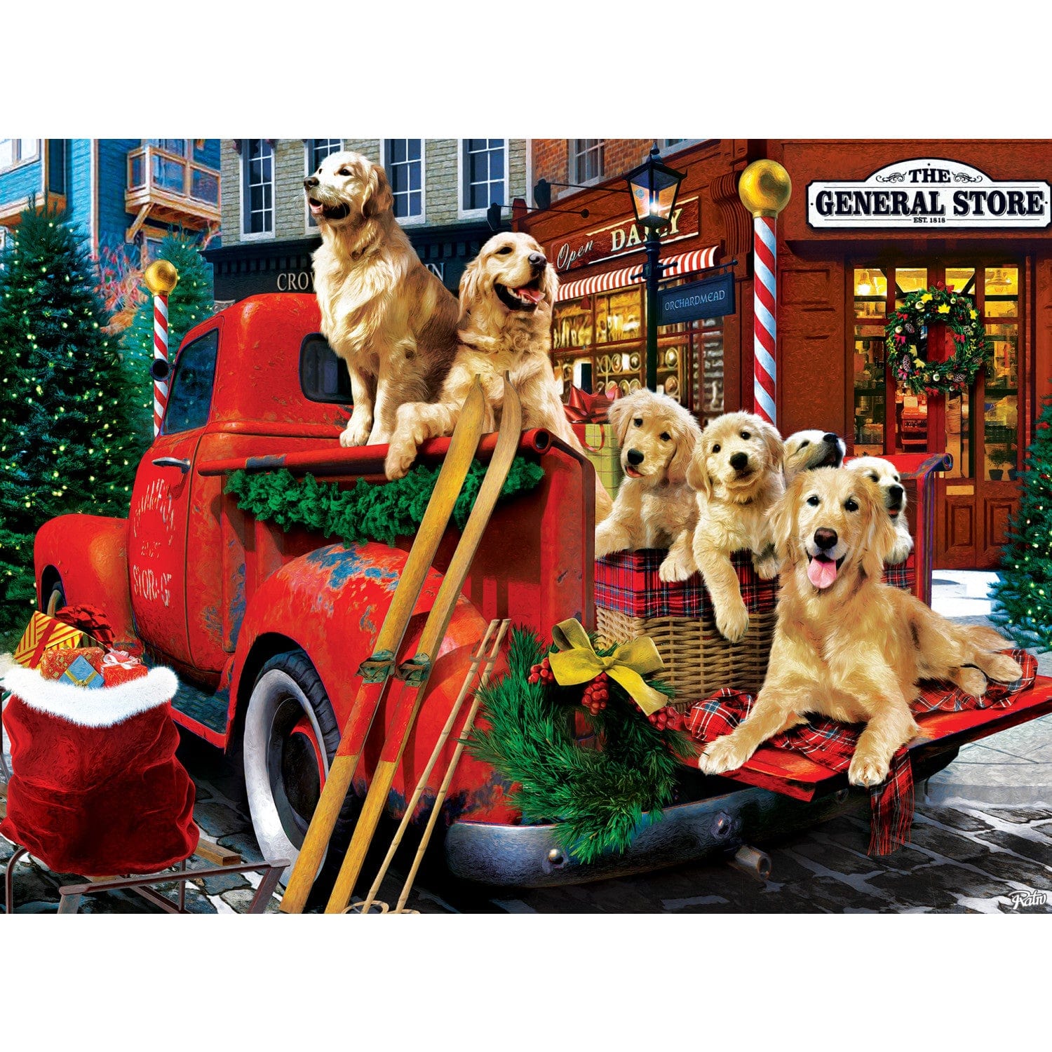 Season's Greetings - 500 Piece Jigsaw Puzzles 4-Pack - Image 4