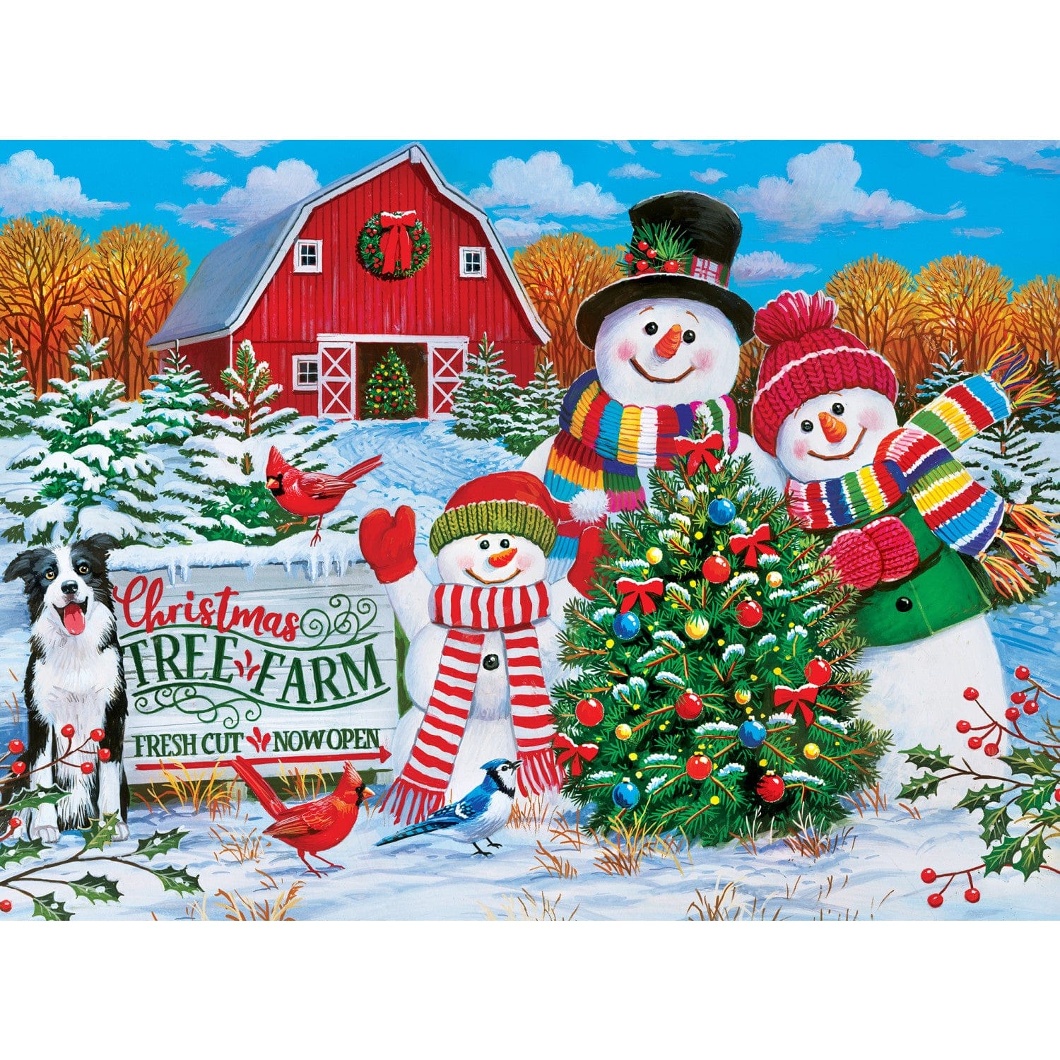 Season's Greetings - 500 Piece Jigsaw Puzzles 4-Pack - Image 5