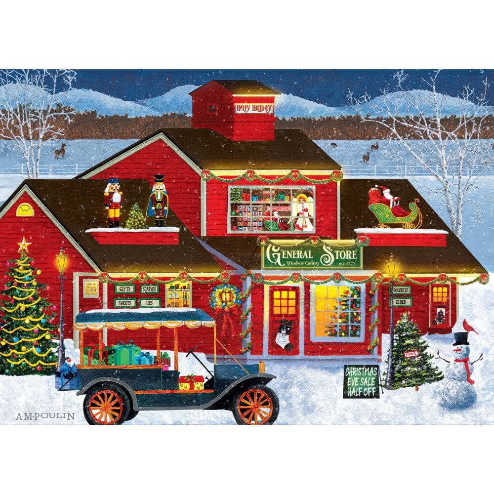 Season's Greetings - Last Minute Shopping 1000 Piece Jigsaw Puzzle - Image 2