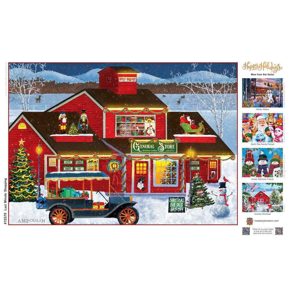 Season's Greetings - Last Minute Shopping 1000 Piece Jigsaw Puzzle - Image 4