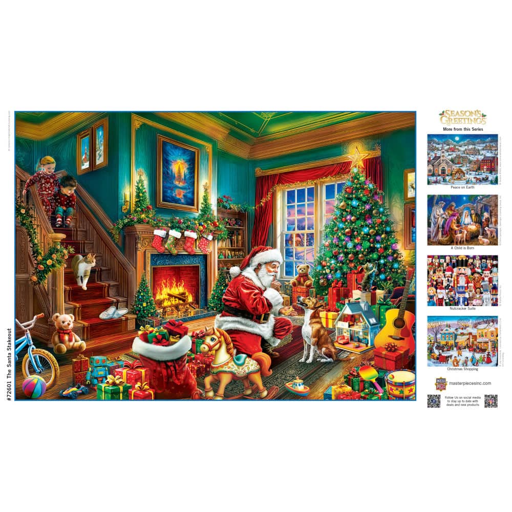 Season's Greetings - The Santa Stakeout 1000 Piece Jigsaw Puzzle - Image 4