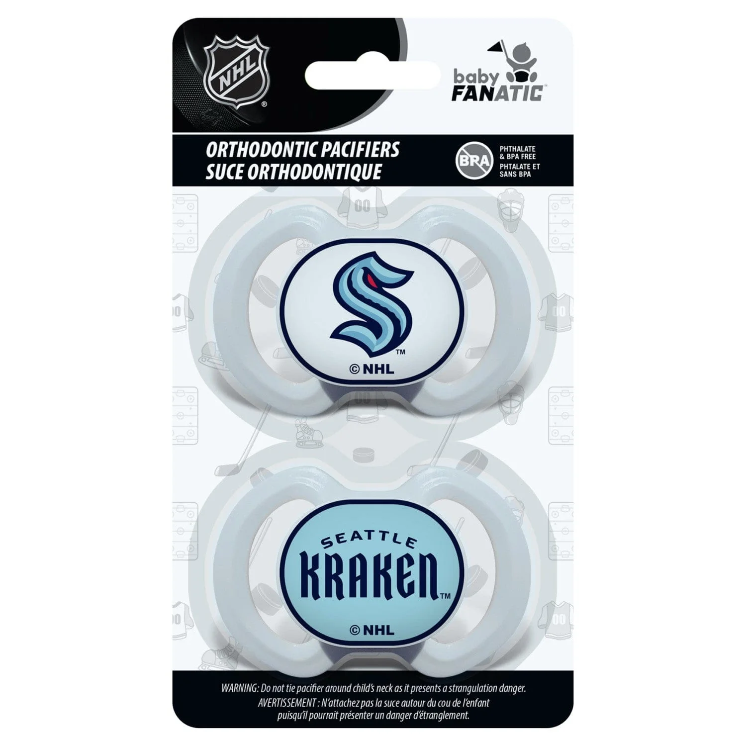 Seattle Kraken - Pacifier 2-Pack - Image 2