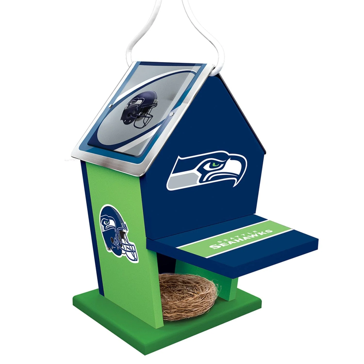 Seattle Seahawks Birdhouse - Image 2