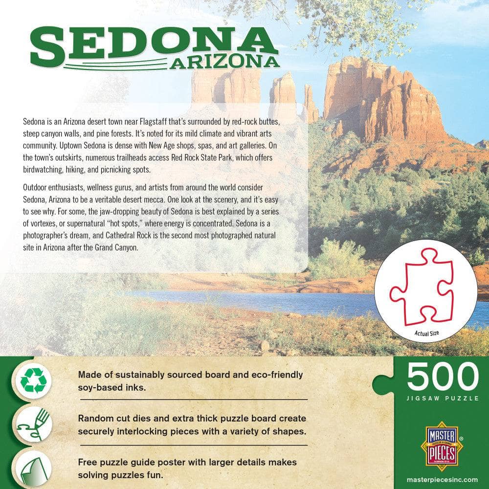 Sedona, Arizona 500 Piece Jigsaw Puzzle - Image 3