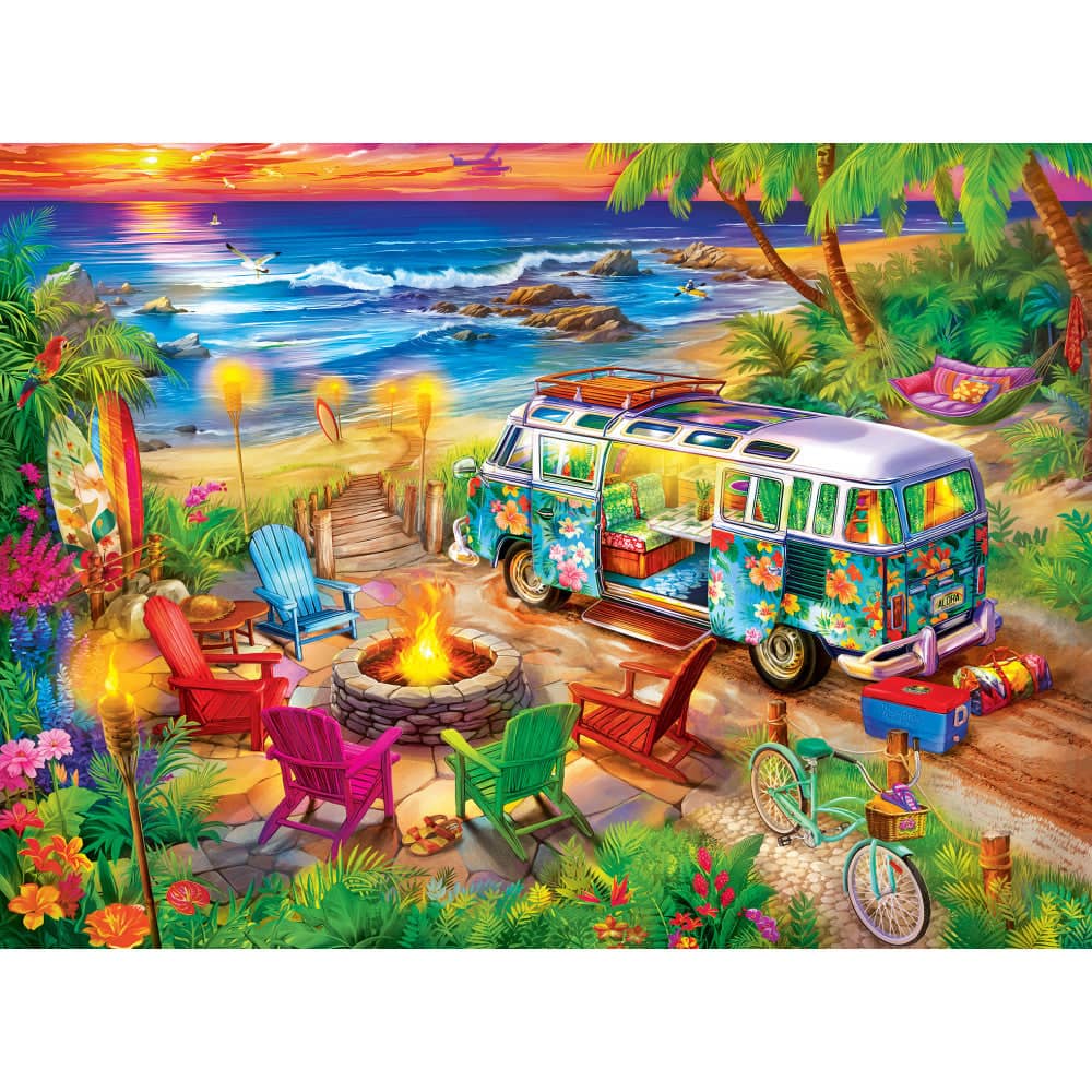 Seek & Find - Beach Bum Bliss 1000 Piece Jigsaw Puzzle - Image 2