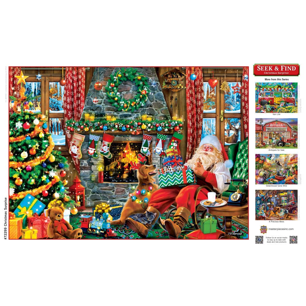Seek & Find - Christmas Surprise 1000 Piece Jigsaw Puzzle - Image 4