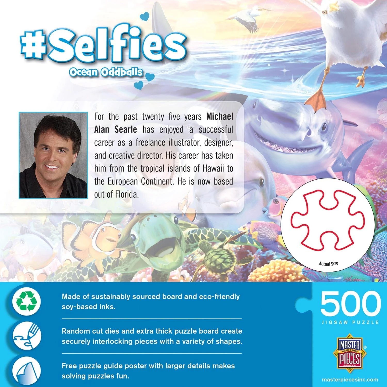 Selfies - Ocean Oddballs 500 Piece Jigsaw Puzzle - Image 3
