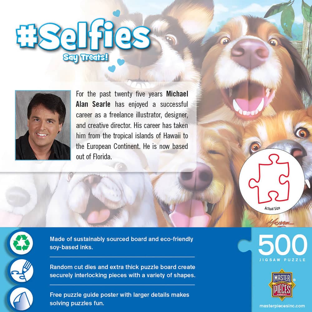 Selfies - Say Treats! 500 Piece Jigsaw Puzzle - Image 3