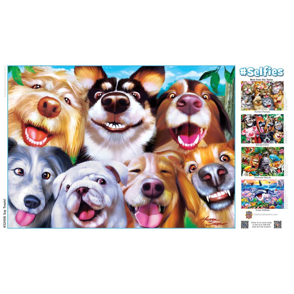 Selfies - Say Treats! 500 Piece Jigsaw Puzzle - Image 4