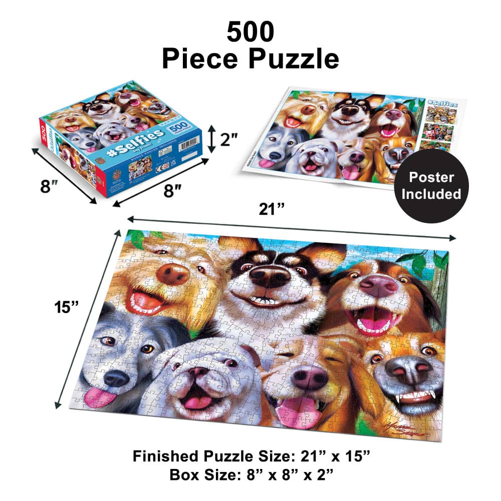 Selfies - Say Treats! 500 Piece Jigsaw Puzzle - Image 5