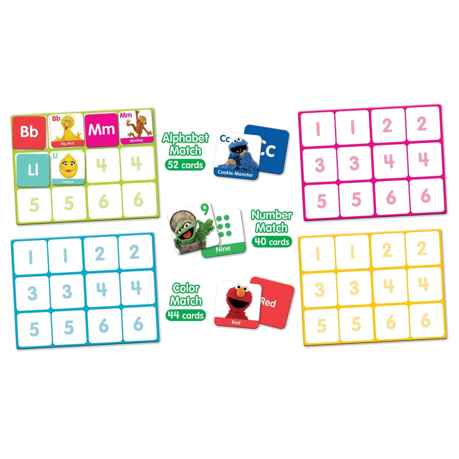 Sesame Street 3-in-1 Matching Game - Image 2