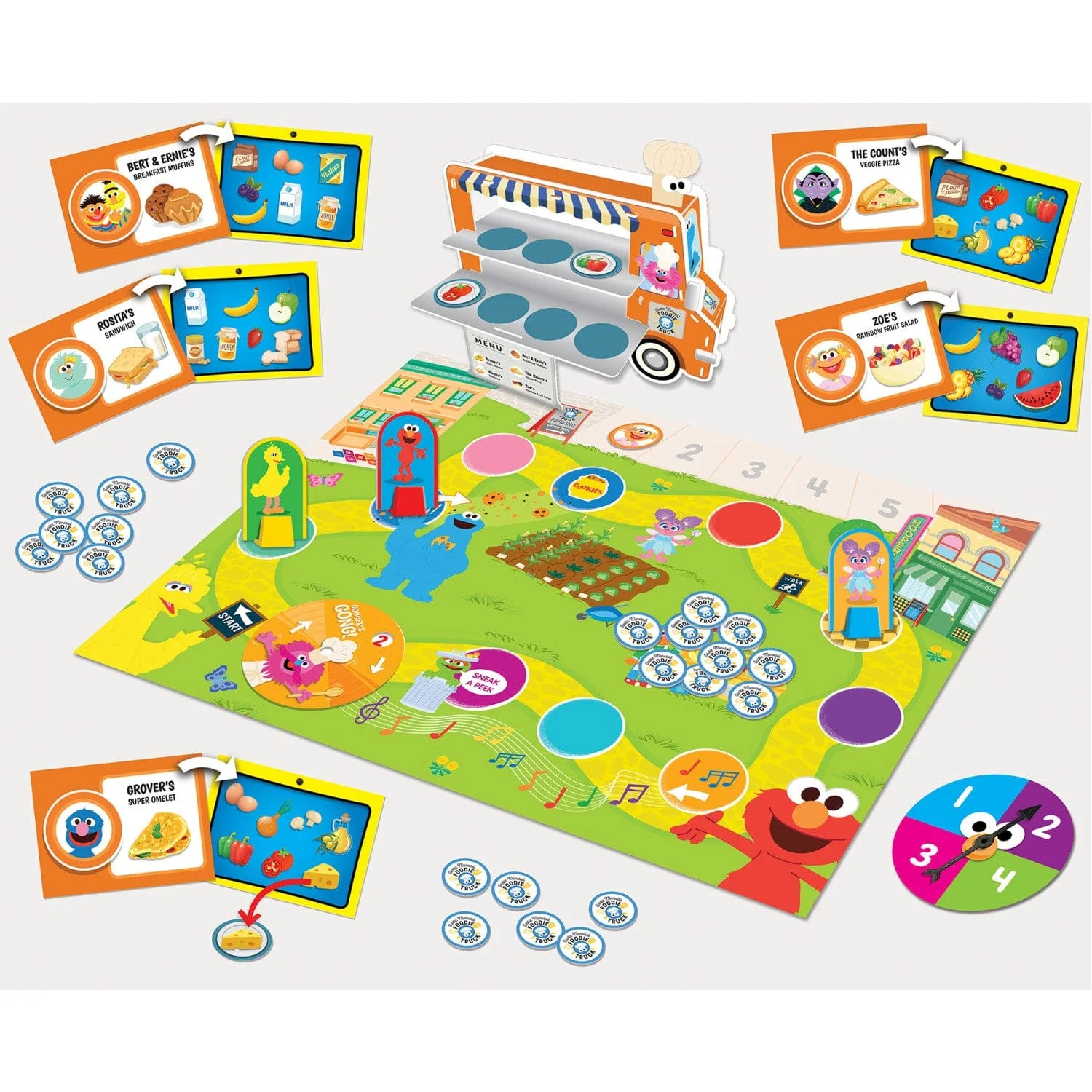 Sesame Street - Cooke Monster's Food Truck Co-Op Game - Image 2