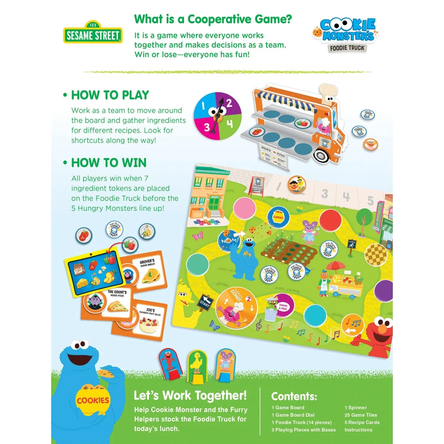 Sesame Street - Cooke Monster's Food Truck Co-Op Game - Image 3