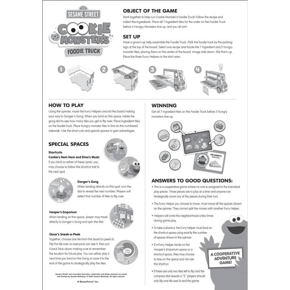 Sesame Street - Cooke Monster's Food Truck Co-Op Game - Image 4