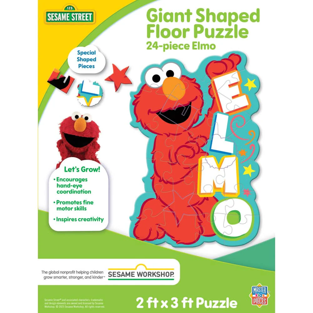 Sesame Street - Elmo 36 Piece Floor Jigsaw Puzzle - Image 3