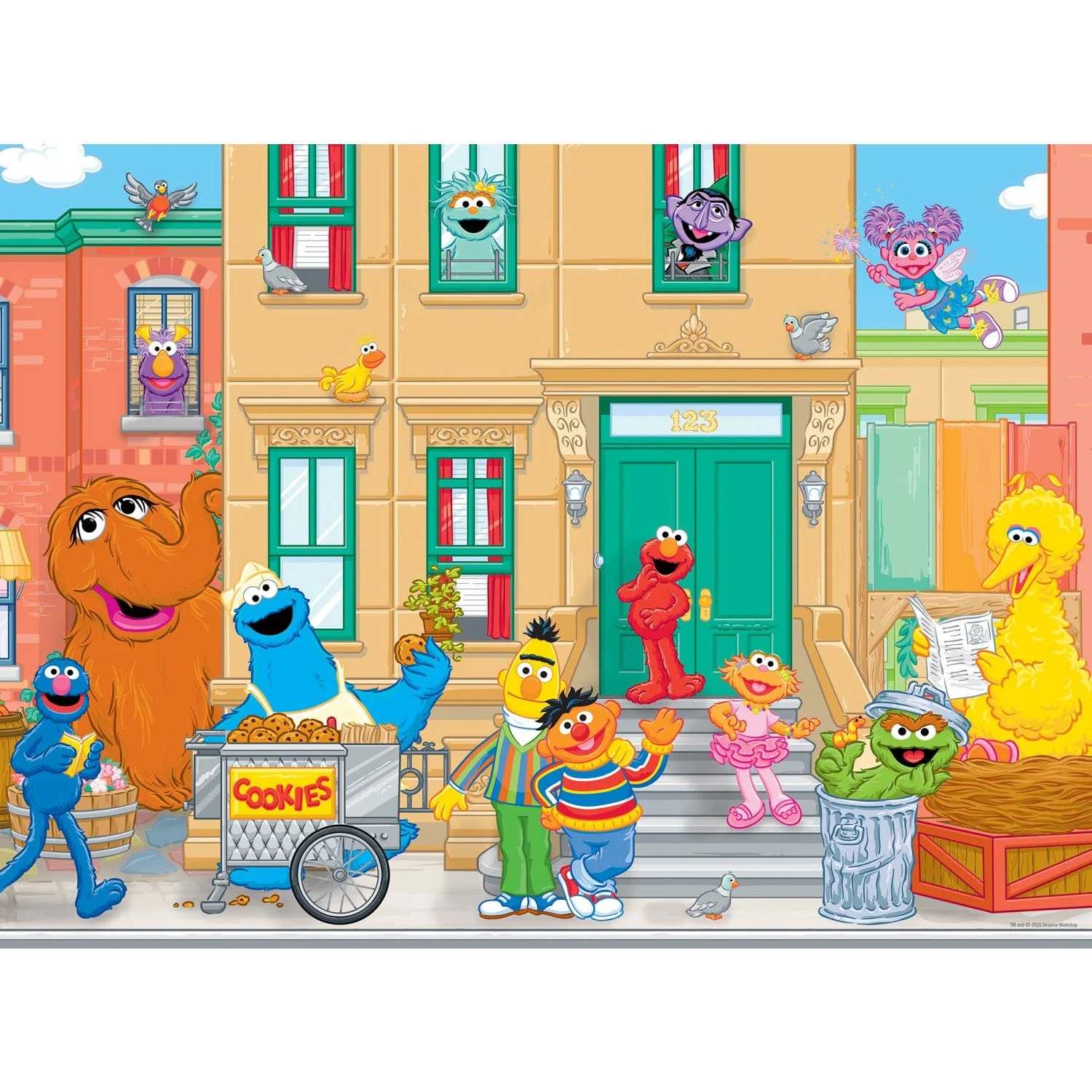Sesame Street - In the Neighborhood 48 Piece Jigsaw Puzzle - Image 2
