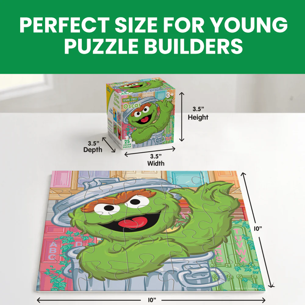 Sesame Street - Oscar the Grouch 25 Piece Jigsaw Puzzle - Image 4