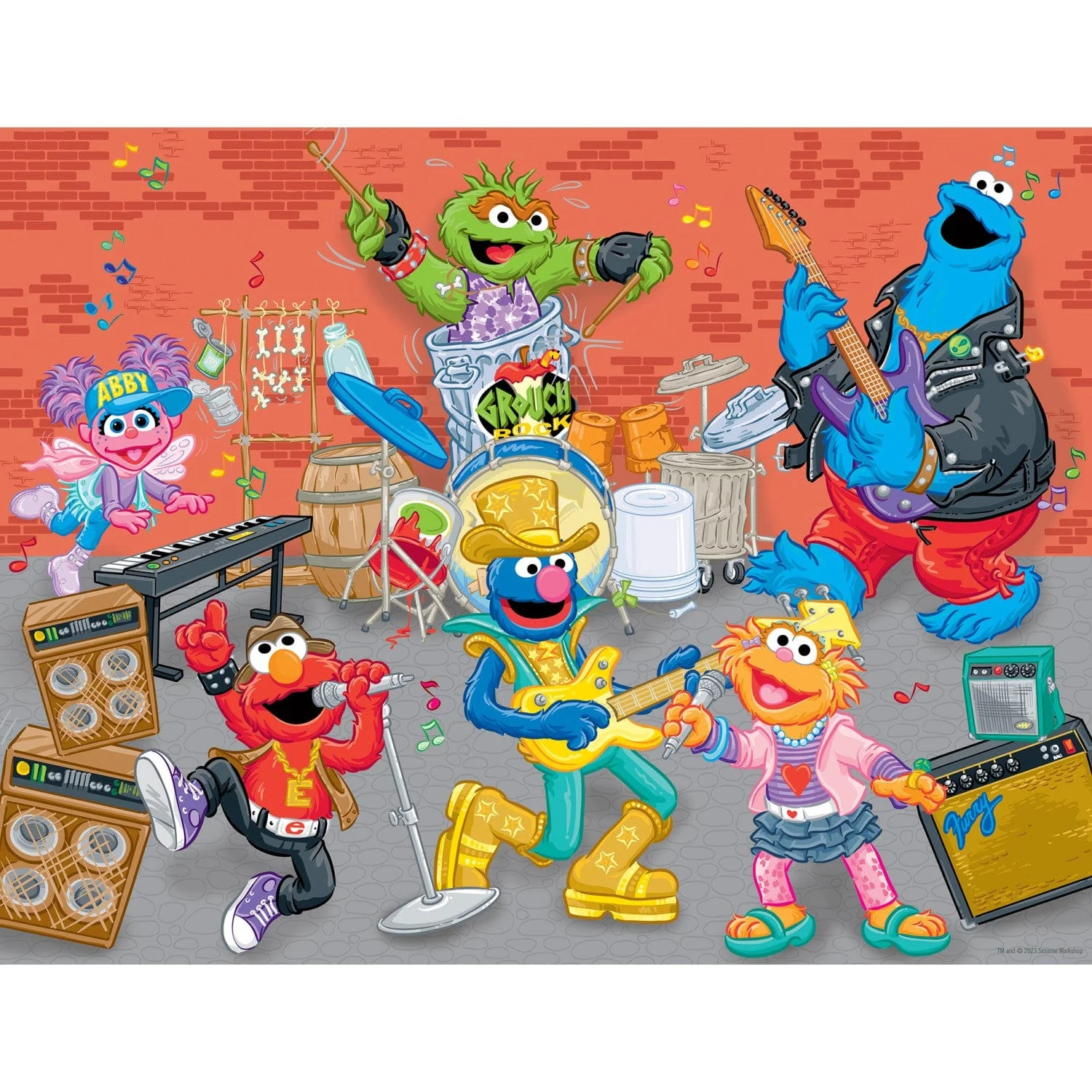 Sesame Street - Rock Stars 36 Piece Jigsaw Puzzle - Image 2