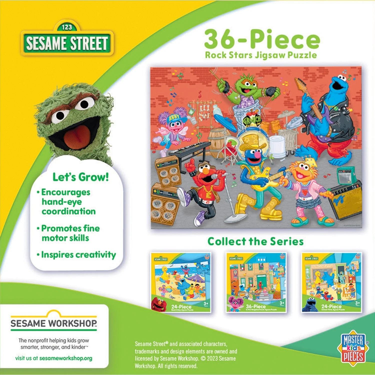 Sesame Street - Rock Stars 36 Piece Jigsaw Puzzle - Image 3