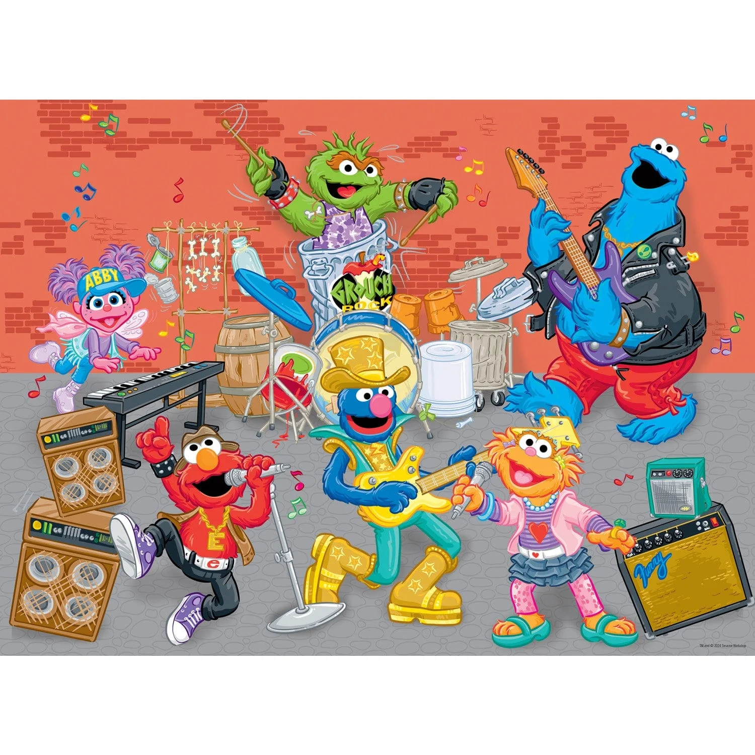 Sesame Street - Rock Stars 48 Piece Jigsaw Puzzle - Image 2