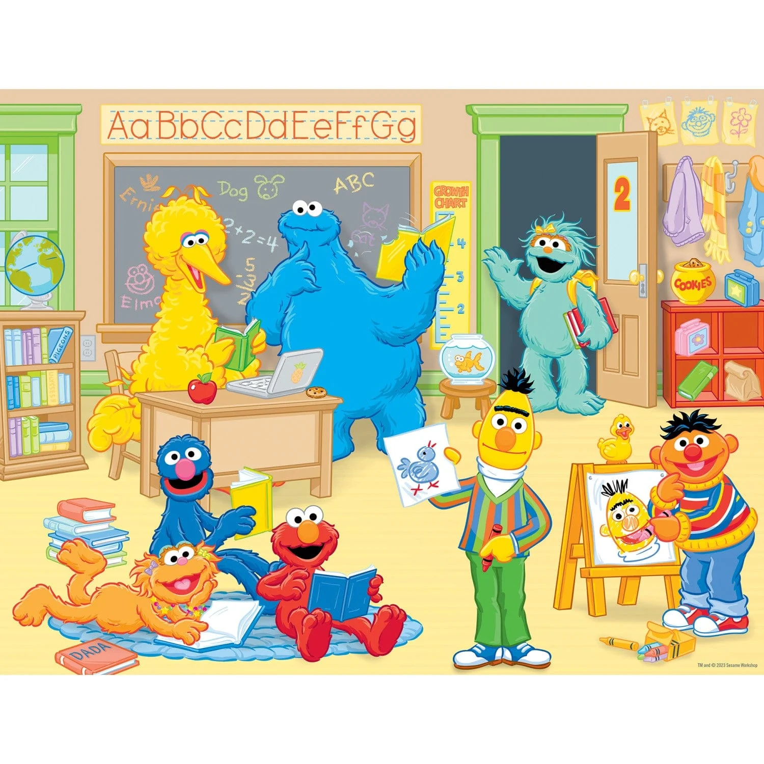 Sesame Street - School Time 24 Piece Jigsaw Puzzle - Image 2