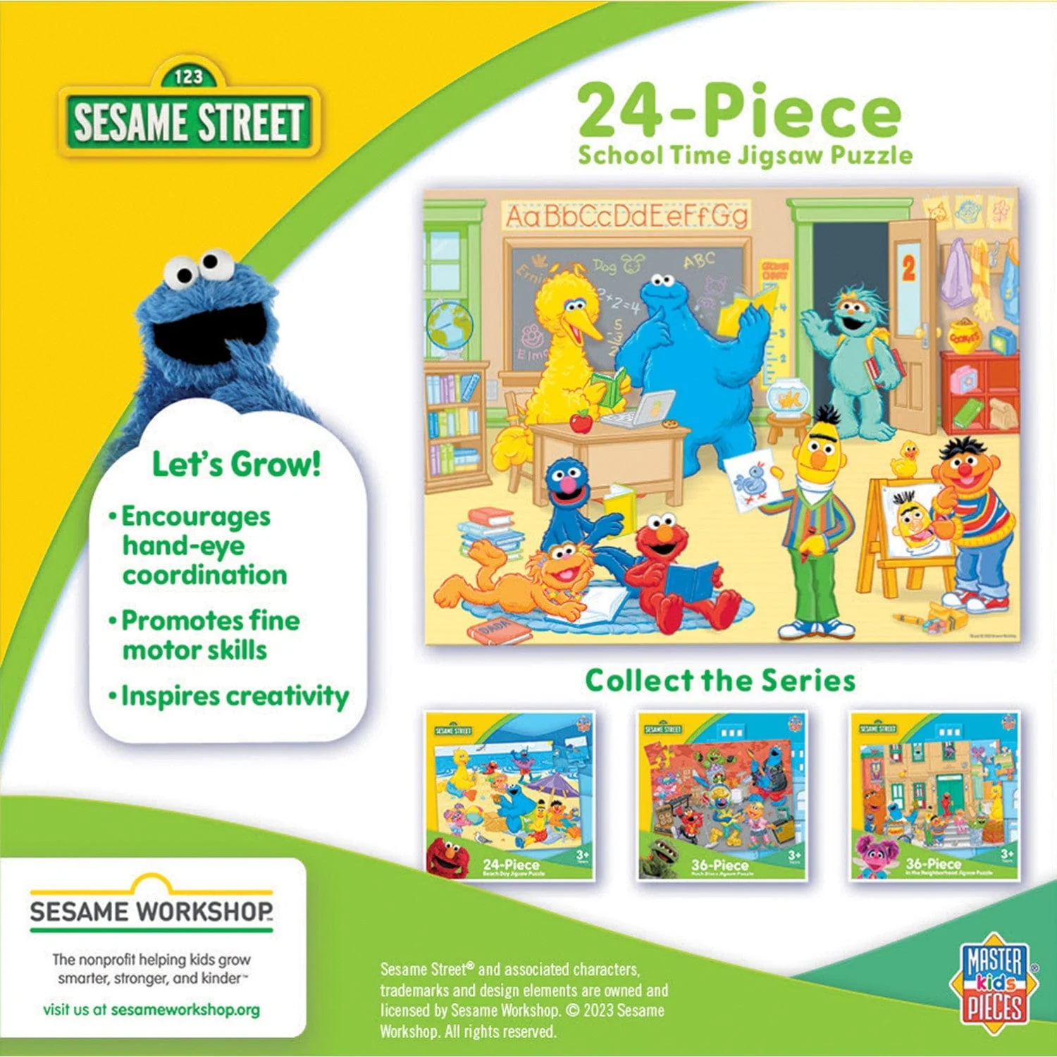Sesame Street - School Time 24 Piece Jigsaw Puzzle - Image 3