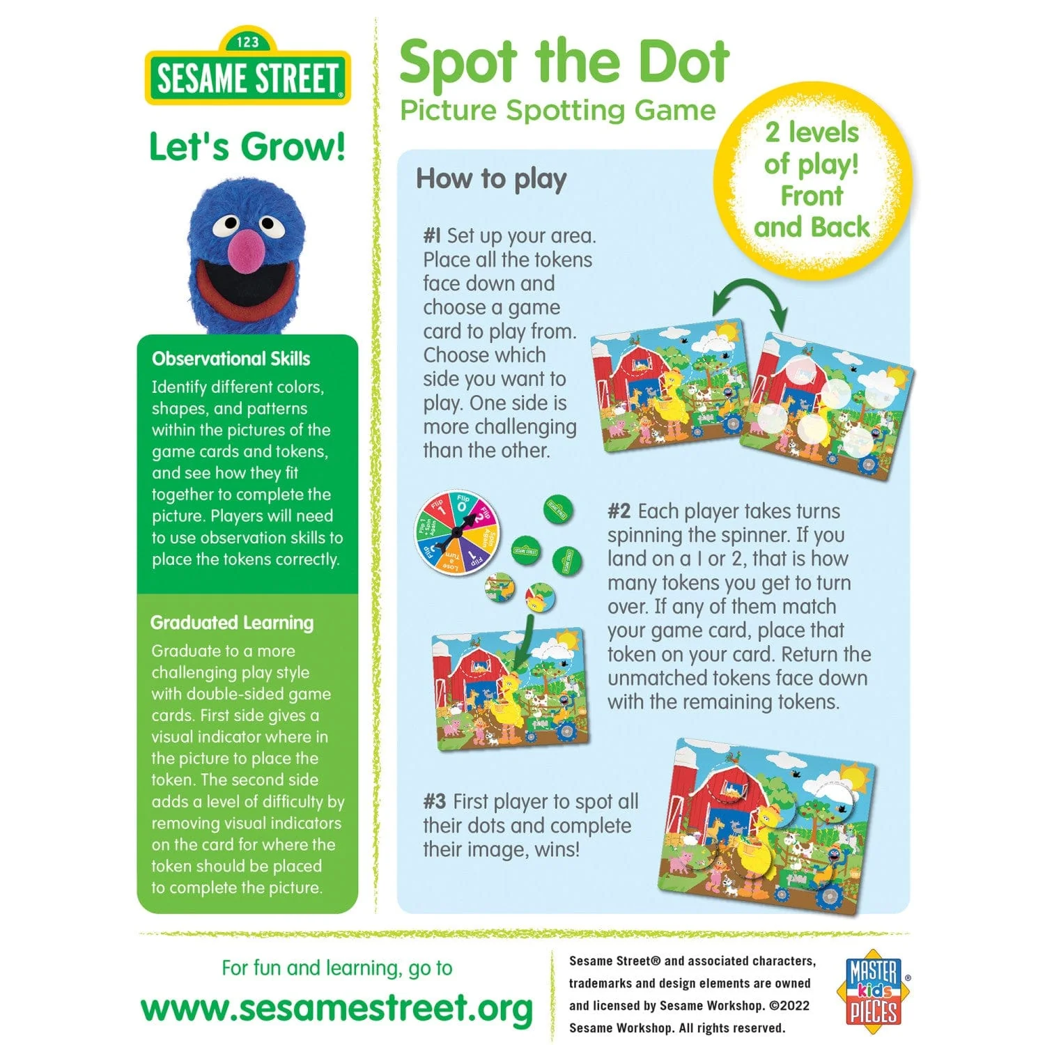 Sesame Street Spot the Dot Game - Image 3