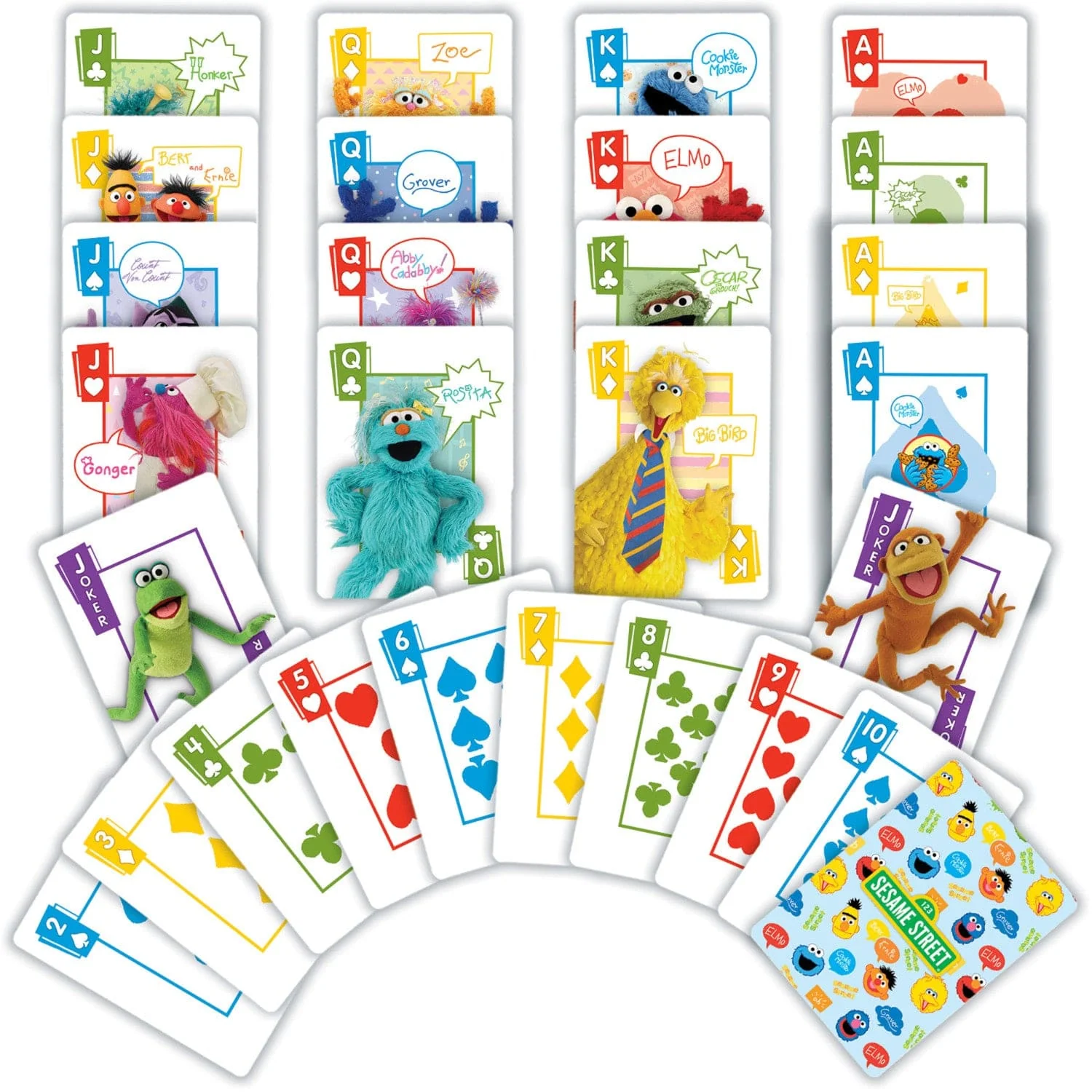 Sesame Street - Elmo & Friends Jumbo Playing Cards - Image 2