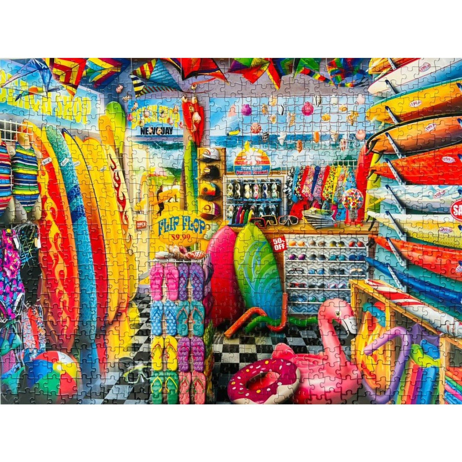 Shopkeepers - Beach Side Gear 750 Piece Jigsaw Puzzle - Image 5