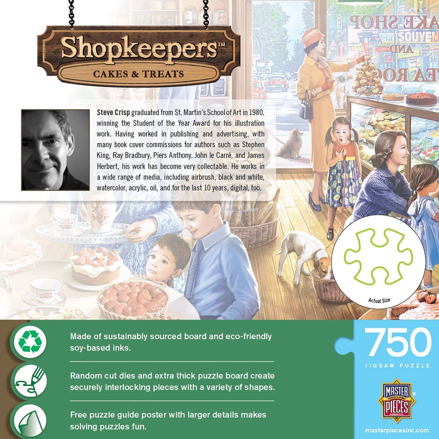 Shopkeepers - Cakes & Treats 750 Piece Jigsaw Puzzle - Image 3