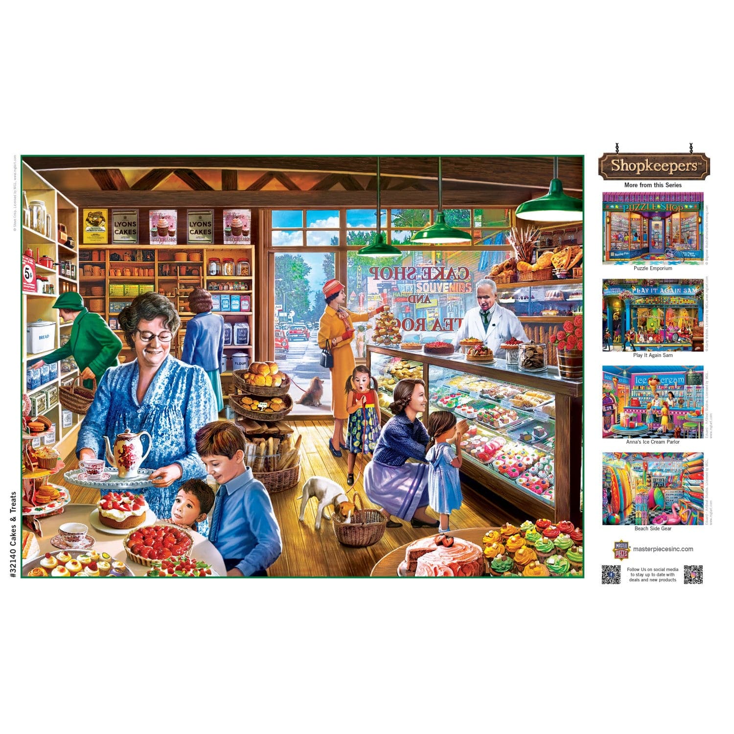 Shopkeepers - Cakes & Treats 750 Piece Jigsaw Puzzle - Image 4