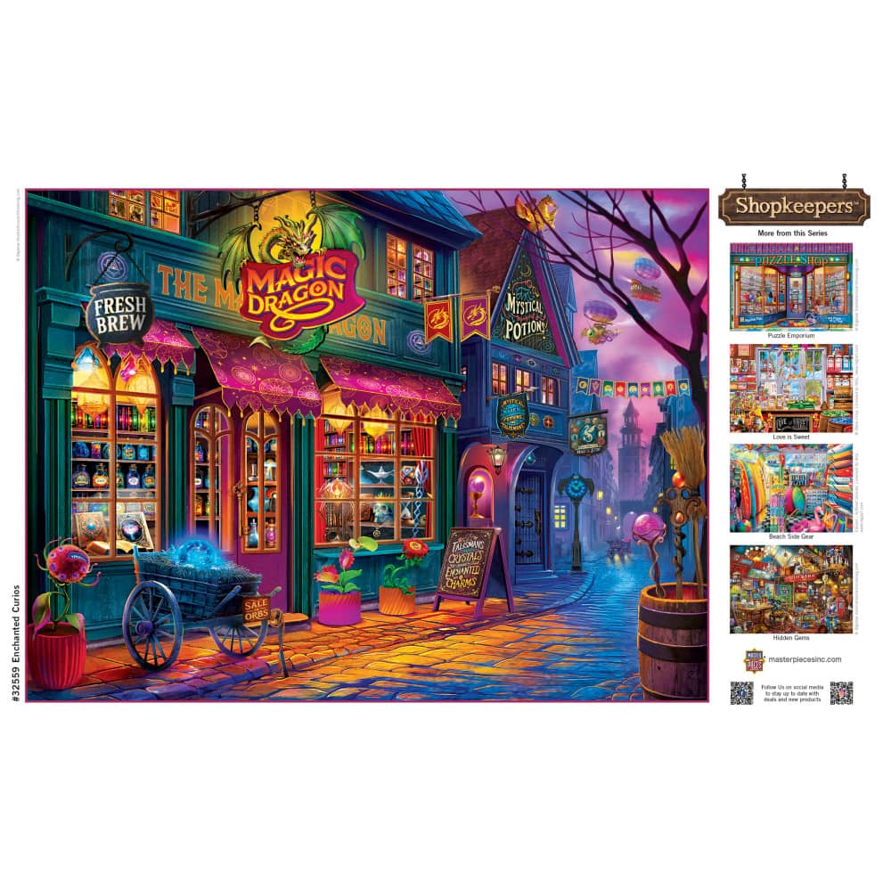Shopkeepers - Enchanted Curios 750 Piece Jigsaw Puzzle - Image 4